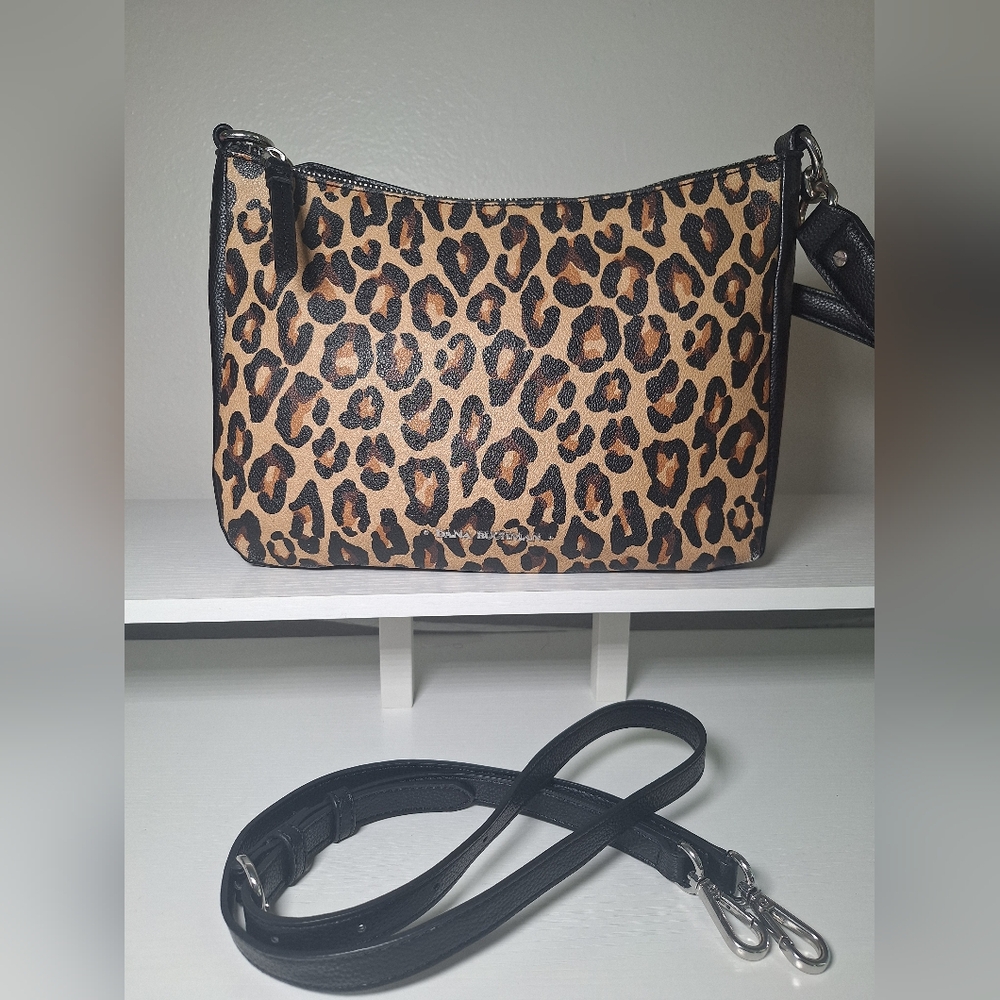 Dana Buchman Leopard Print Crossbody Bag
